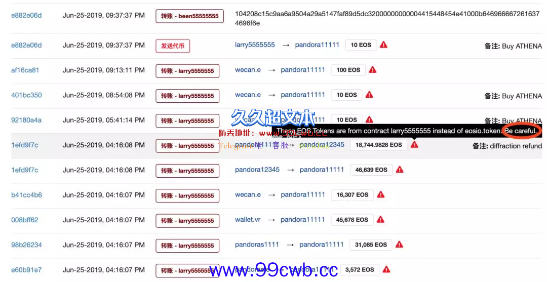 惊现EOS假币！EOS假币怎么来的？快速识别EOS假币图解教程插图5