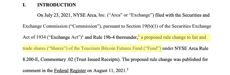 SEC批准Teucrium新比特币期货ETF 彭博：助力现货ETF通过插图1