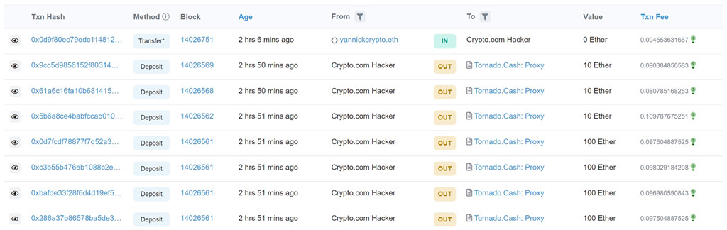 Crypto.com部分账户遭入侵！预估损失达1500万美元插图1