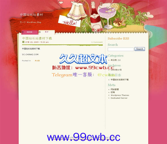 WordPress 圣诞模板插图