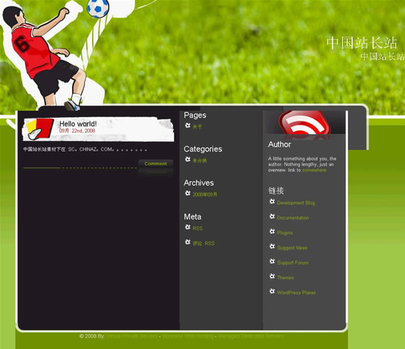 WordPress Soccer League模板插图