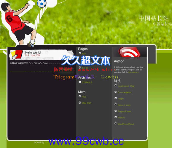 WordPress Soccer League模板插图