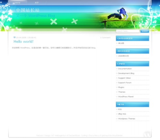 WordPress Natural模板插图