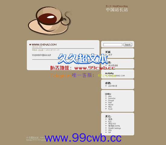 WordPress Bloggers Cafe插图