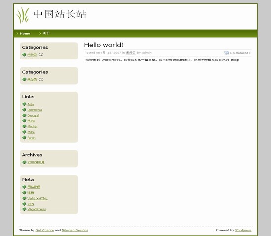 WordPress Green Bug插图