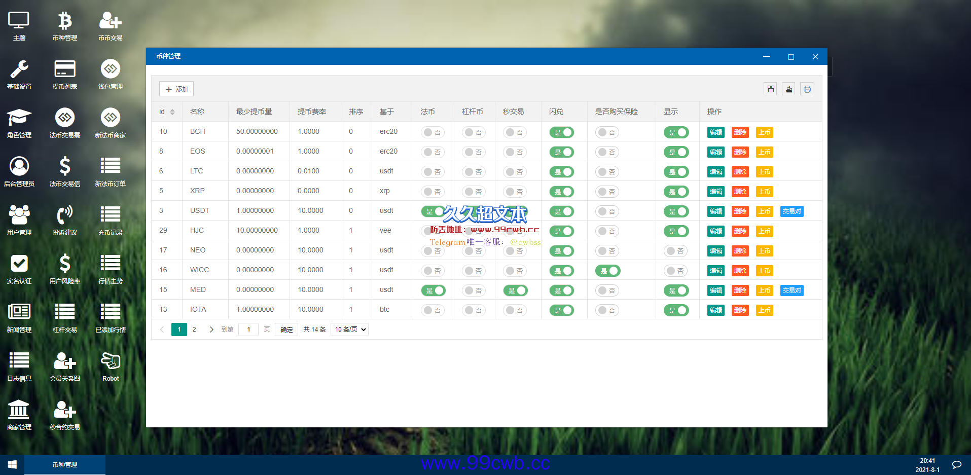 【会员资源】新币币交易所/区块链合约交易所/USDT秒合约/杠杆交易/C2C法币交易/前端VUE源码插图8