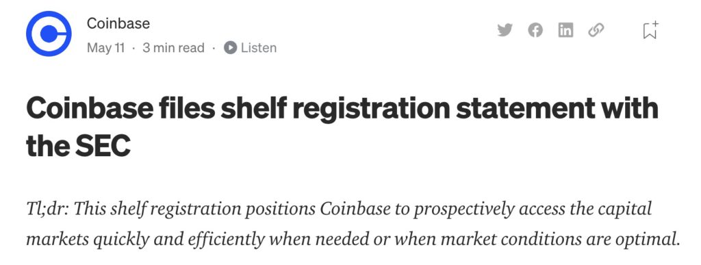 Coinbase Q1财报亏损4.3亿美元！但CEO称从未如此看好未来插图2