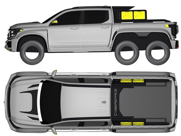最强国产皮卡！长城炮6x6版专利曝光：20万卖爆