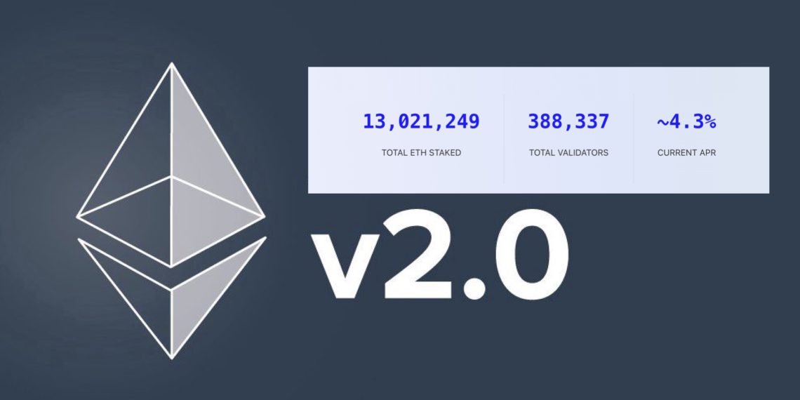 以太坊信标链质押破1300万枚ETH！开发者称不会影响应用层插图