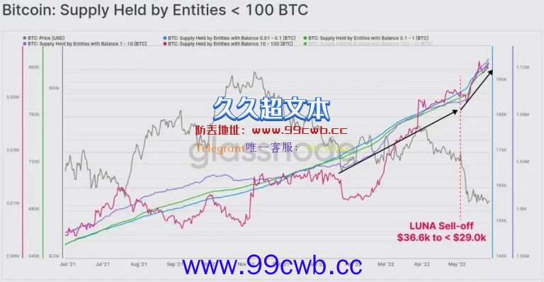 比特币仍欠缺新用户！报告：长期持币者在3万美元下积极买进插图2