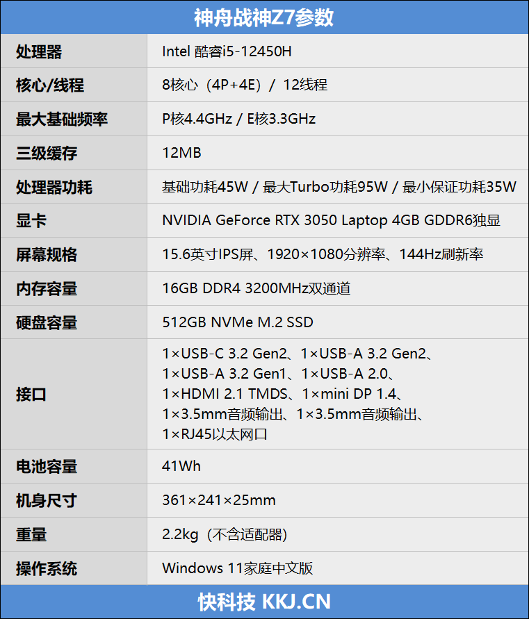 上下通吃的12代i5！神舟战神Z7-DA5NS游戏本评测：4999元就能买独显