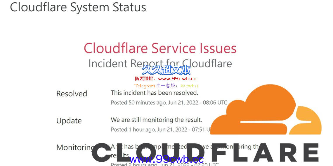 Cloudflare宕机！FTX、OKX、BitMEX…断线 CZ炫耀币安无影响插图