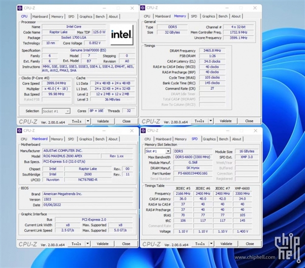 Intel 13代酷睿旗舰i9-13900K冲上5.5GHz！轻松灭掉最强锐龙9