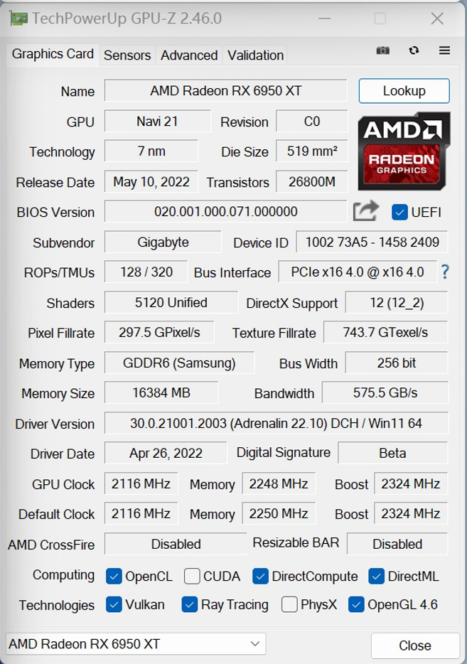 最强的A卡有多强！技嘉RX 6950 XT GAMING OC魔鹰评测：8条热管配均热板的怪物