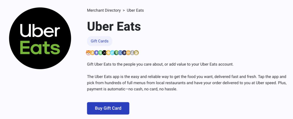 UberEats现可通过BitPay使用比特币、以太币、狗狗币等支付餐费插图1