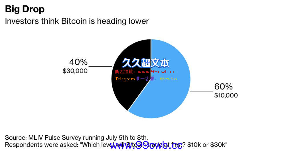 彭博民调：60%认为比特币将跌至1万美元 超两成视加密币垃圾插图1