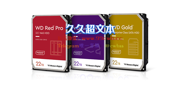 单机最大528TB！西数三大22TB硬盘上市：拒绝SMR叠瓦式