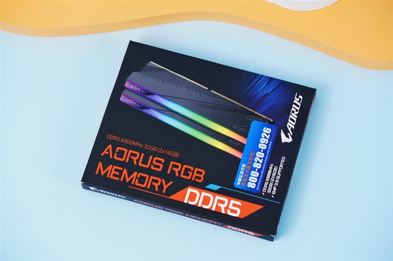 变态的超频能力！技嘉AORUS RGB DDR5-6000 16GBx2内存套装评测：6800MHz下全面碾压DDR4