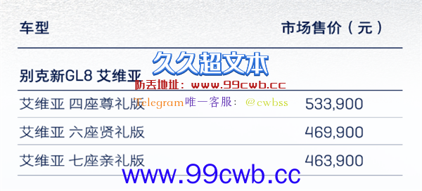 国内高端MPV市场王者 新款别克GL8上市：售23.29-53.39万元