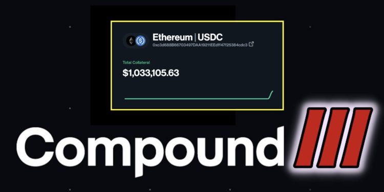 Compound V3上线！单日抵押破百万美元 COMP一度上涨7％插图