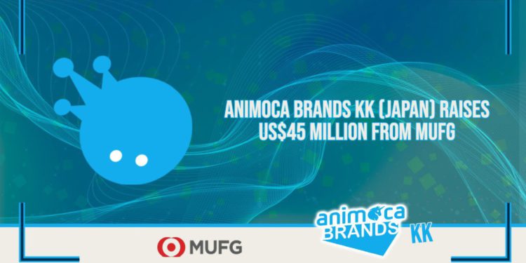 三菱日联共同领投！Animoca Brands Japan完成4500万美元融资插图