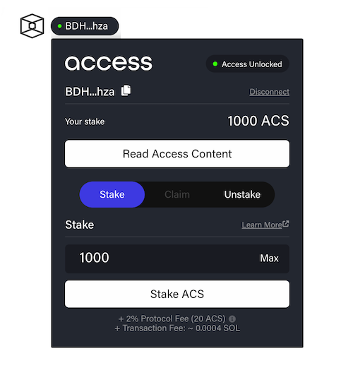 Web3媒体The Block导入Access付费墙 可质押代币、灵活订阅插图1