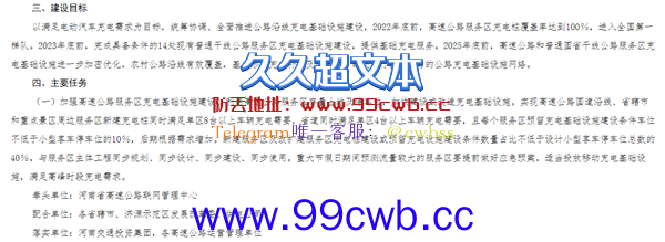 重磅！河南年底前全省高速服务区充电桩100%覆盖