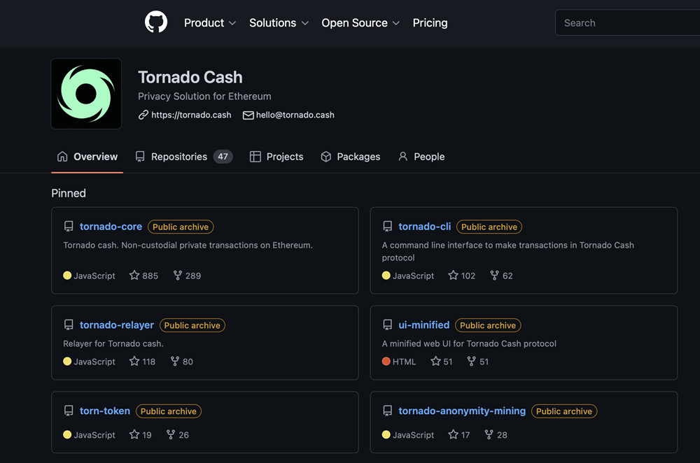 隐私混币协议Tornado Cash重返GitHub！TORN代币涨10%插图1