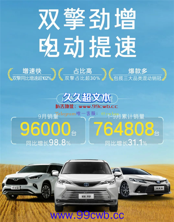 “老旧燃油车”依然畅销！广汽丰田9月热卖9.6万台：凯美瑞最受欢迎