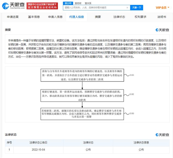 吉利新专利公布：自动检测多车道 可减少鬼探头事故