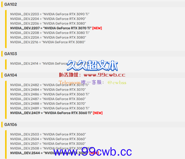 RTX 30系列有望出新卡！三款未发布新品现身