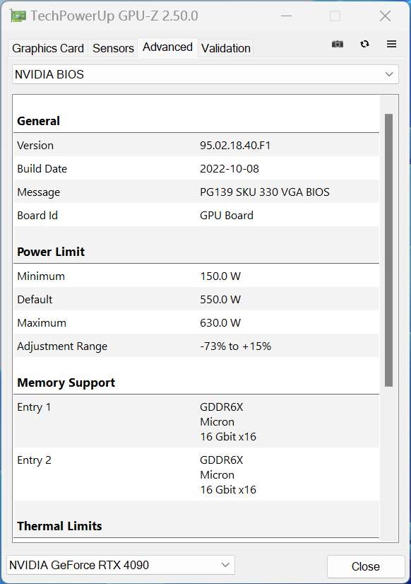 630W！RTX 4090解锁极限功耗