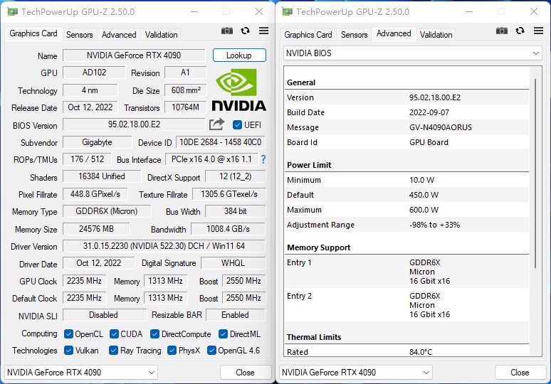 13条热管史无前例！技嘉超级雕AORUS RTX 4090 MASTER显卡评测：极致低温与静音