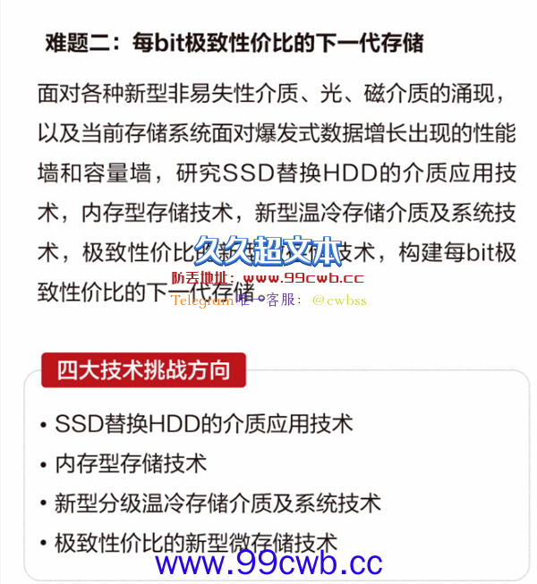 100万奖金！华为找新技术：替换机械硬盘 自研SSD？