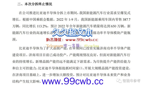 突发！比亚迪半导体终止IPO：原因首次见