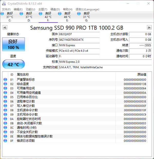 PCIe 4.0速度创新高 三星990 PRO 1TB版本上手