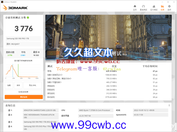 PCIe 4.0速度创新高 三星990 PRO 1TB版本上手