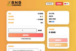 【独家资源】多语言樱桃矿工/BNB链上智能合约/区块链资金盘/可改授权盗U