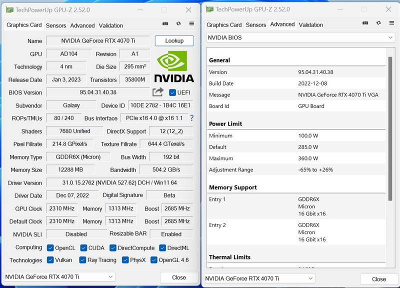 频率冲上3100MHz！影驰RTX 4070 Ti星曜OC评测：颜值最高的非公卡