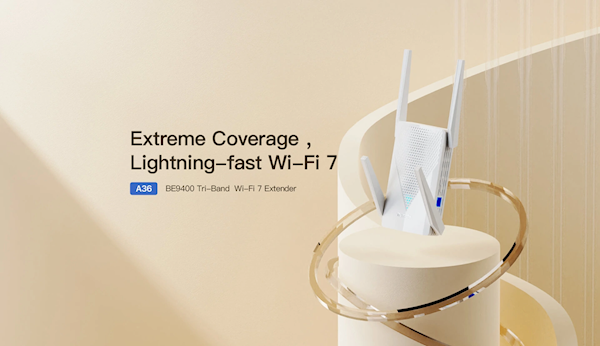 腾达发布首款Wi-Fi 7信号放大器：三频9.4Gbps