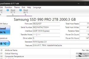 TLC旗舰990 Pro爆出寿命门 SSD健康度暴跌 三星终于回应