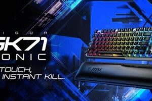 微星发布VIGOR GK71 SONIC键盘：定制青轴、单键RGB