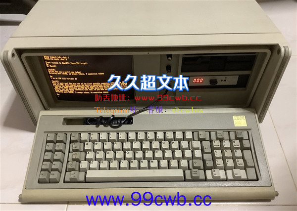 36年前电脑用上AI：IBM 5155运行ChatGPT是什么样？