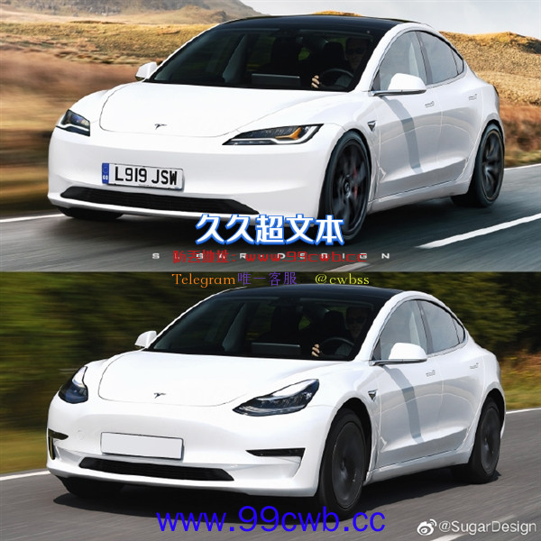 销量又该暴涨 大神绘制新款特斯拉Model 3：有豪车味了