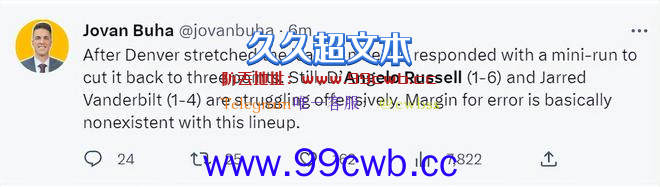 拉塞尔霸榜全美热搜！苏群高呼快换下他 美记：西决27中8该放弃他插图6