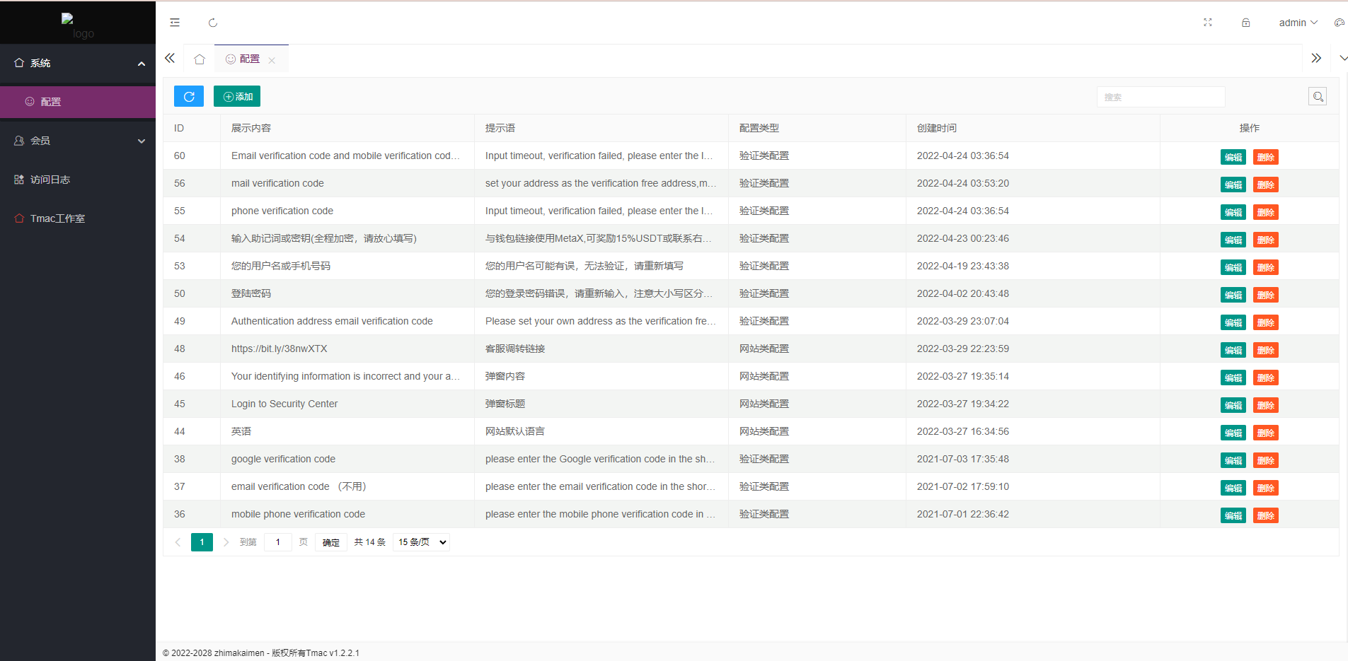 【商业源码】仿欧意钓鱼源码/okx交易所登录钓鱼/后台控制短信同步插图3