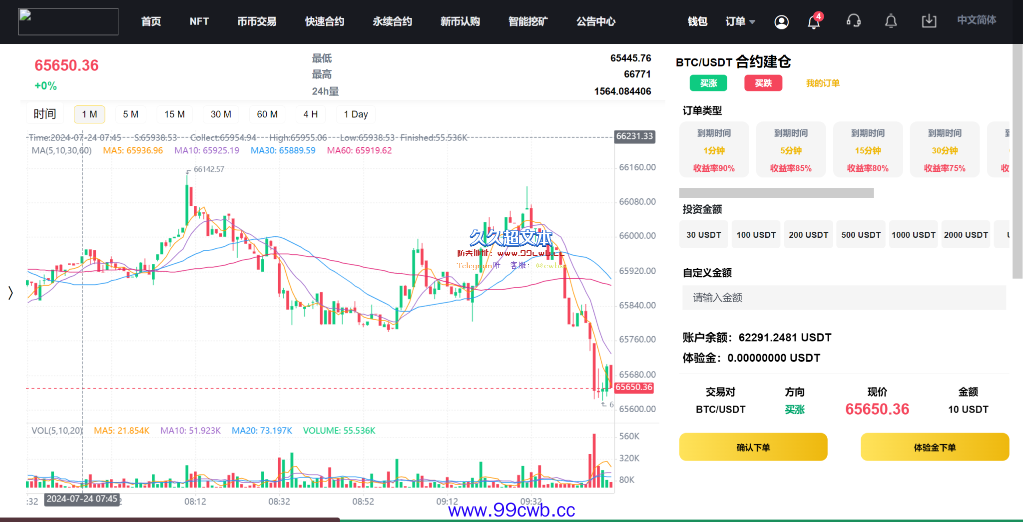 【永久免费】新版多语言交易所/秒合约/币币合约/新币认购/平台币/搭建教程插图6